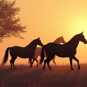 The pretty horses