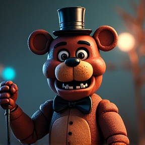 Freddy Fazbear sings a song