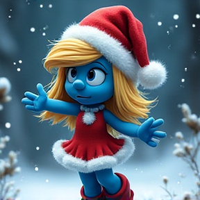 Smurf-mas Dance