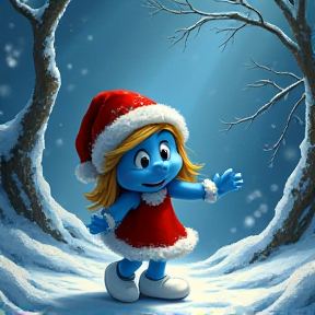 Smurf-mas Dance