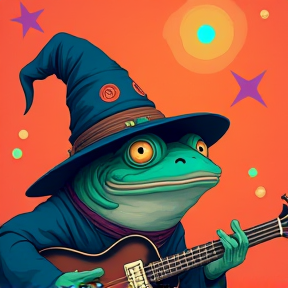 Freggle the Wizard Frog