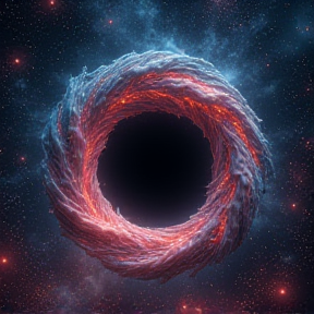 black hole heart