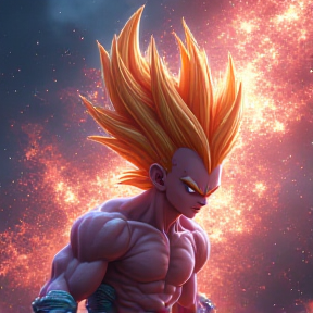 Flight of the Super Saiyan God