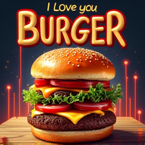 I Love You Burger