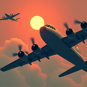 B17s Over German Skies