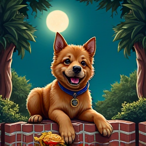 Odie the dog (midnight food bandit)