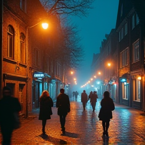 Miriam Tanz in Lünens Straßen Durch die Nacht