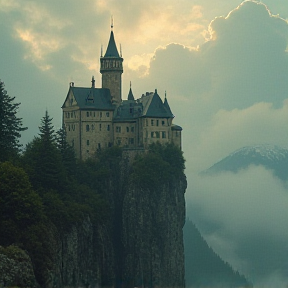 Die Burg auf dem Felsen