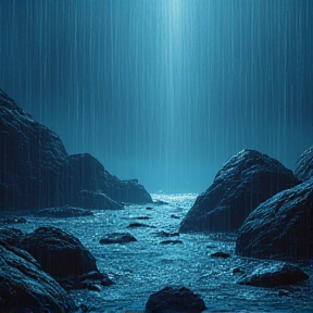 Rocks and rain