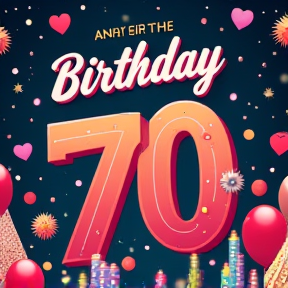 Geburtstag 70