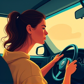 Driving Her Way