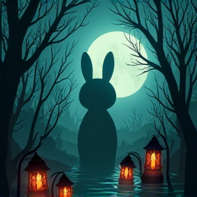 Spooky Rabbit Lantern