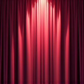 Dark, Glamorous Curtain