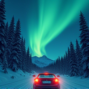 Northern Lights and All-Night Drives