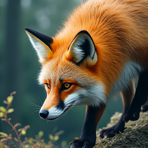 Cross fox therian