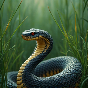 Snake in the grass