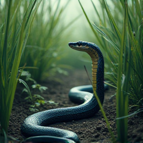 Snake in the grass