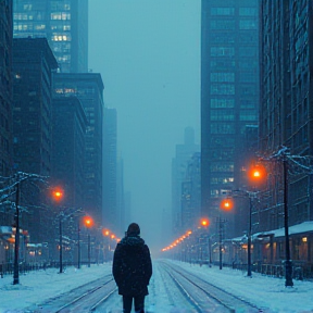 A cold city