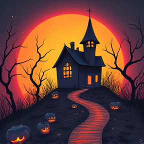 Dark Halloween Night