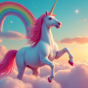 Unicorns Dancing on Rainbows