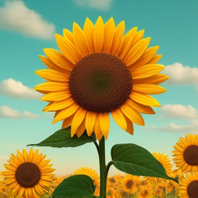 Sunflower in Sway