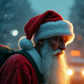 Santa Turns to the Streets