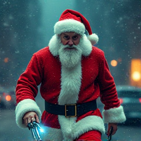 Santa Turns to the Streets