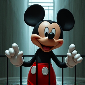 Mickey Maus im Knast