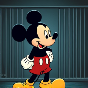 Mickey Maus im Knast