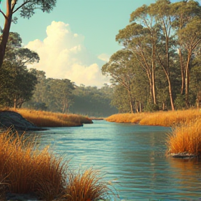 Fortescue River's Whisper