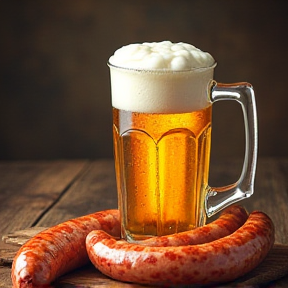 Cold Beer and Hot Sausages