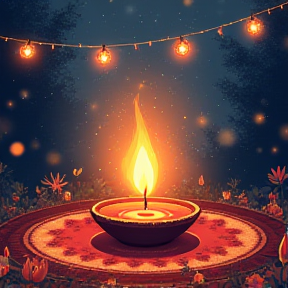 Diwali Lichter