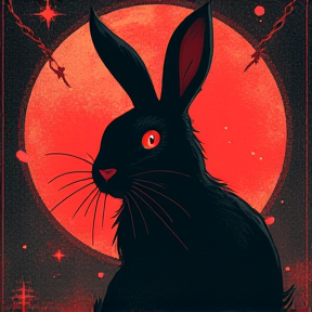 Black bunny 