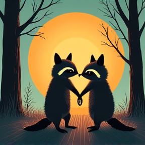 Raccoon Love