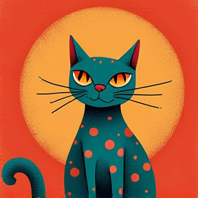 Polka Dot Cat