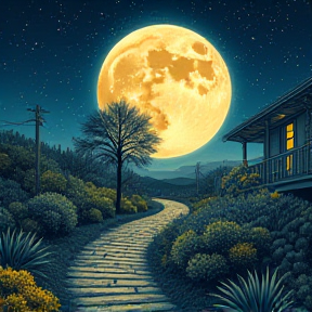 the moons way home