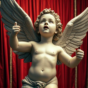 Cherub on a Pole