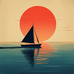 Lonely sailing 