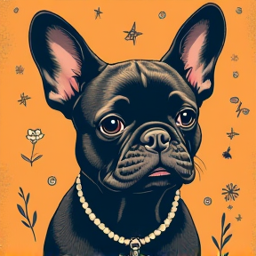 Dusty die Französische Bulldogge