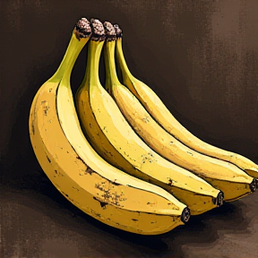 Braune Bananen