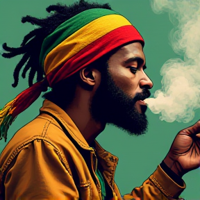 rasta man voice smoke weed romanian language