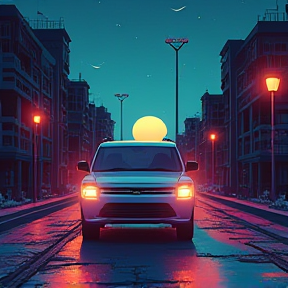 Neon Night Drive