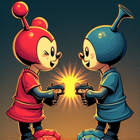 Cuphead and Mugman