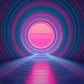 Vaporwave vortex