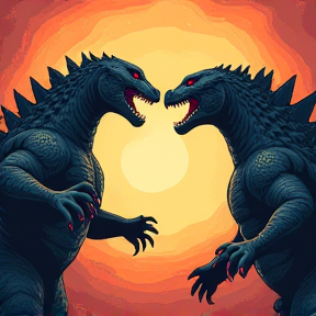 Beastly Battle: Godzilla vs. Dake