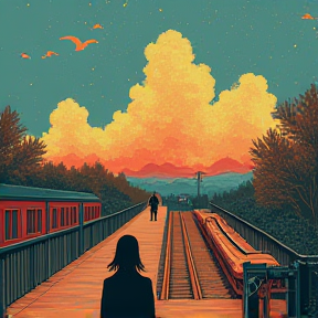 I Wait For The Train  by Lainy Allison 