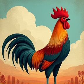 Rooster Crowing Contest