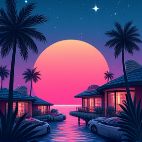 Neon Skies