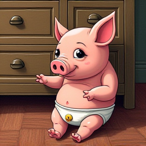 Pig Lardo's Diaper Heist