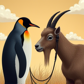 Penguin and the Goat